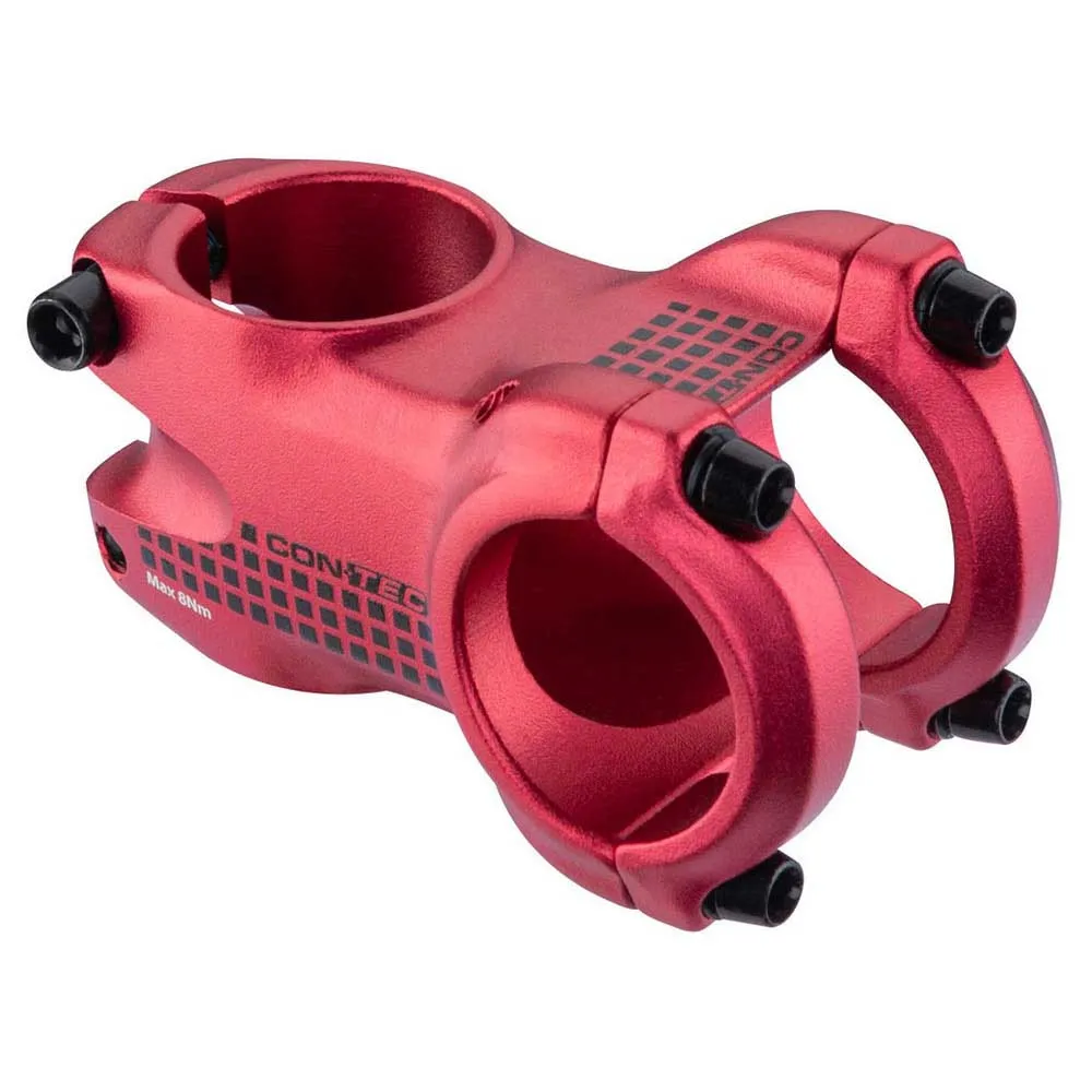 Con-Tec Kyandi Mochi Cykelstyrstam 31.8 Mm, Red / black, 45mm, 0º