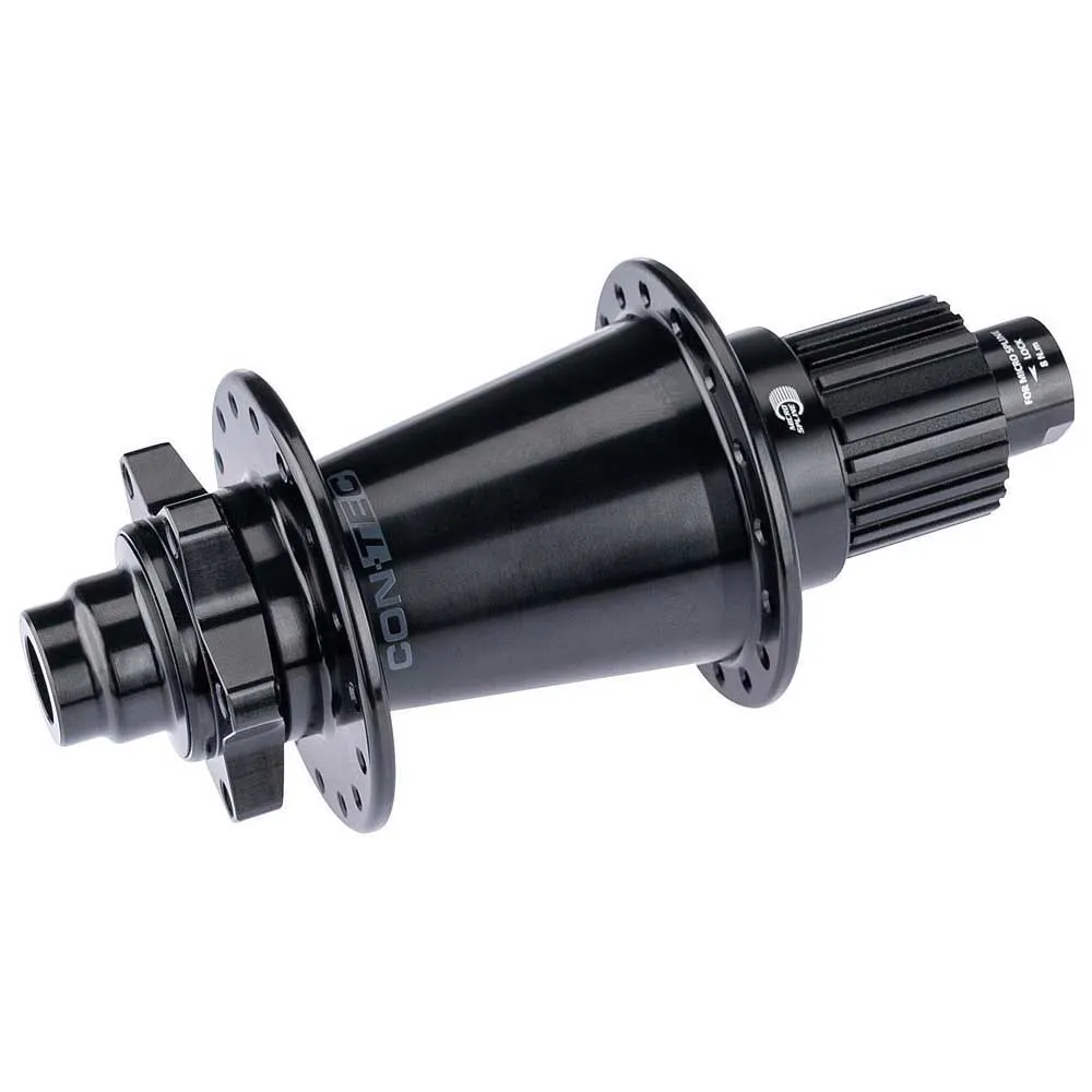 Con-Tec M.core 6b Disc Boost Shimano Micro Spline Baknav, Black, 32H, 12 x 148mm