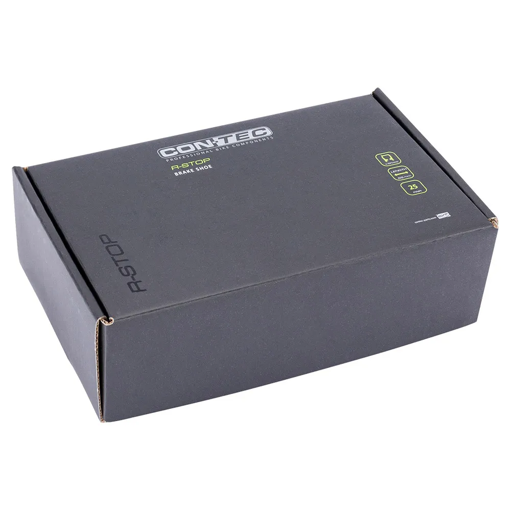 Con-Tec R-stop Medium Compound Fälgbromsbelägg 25 Enheter, Black, One Size Con-Tec R-stop Medium Compound Fälgbromsbelägg 25 Enheter, Black, One Size