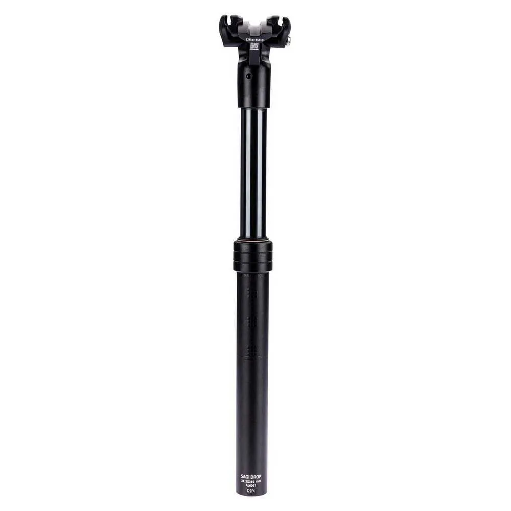 Con-Tec Sagi Drop Dropperstolpe 100 Mm, Black, 400mm, 27.2mm