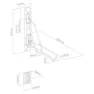 Con-Tec Smart Fold 559-584 Mm Väggmonterat Cykelställ, Black, One Size