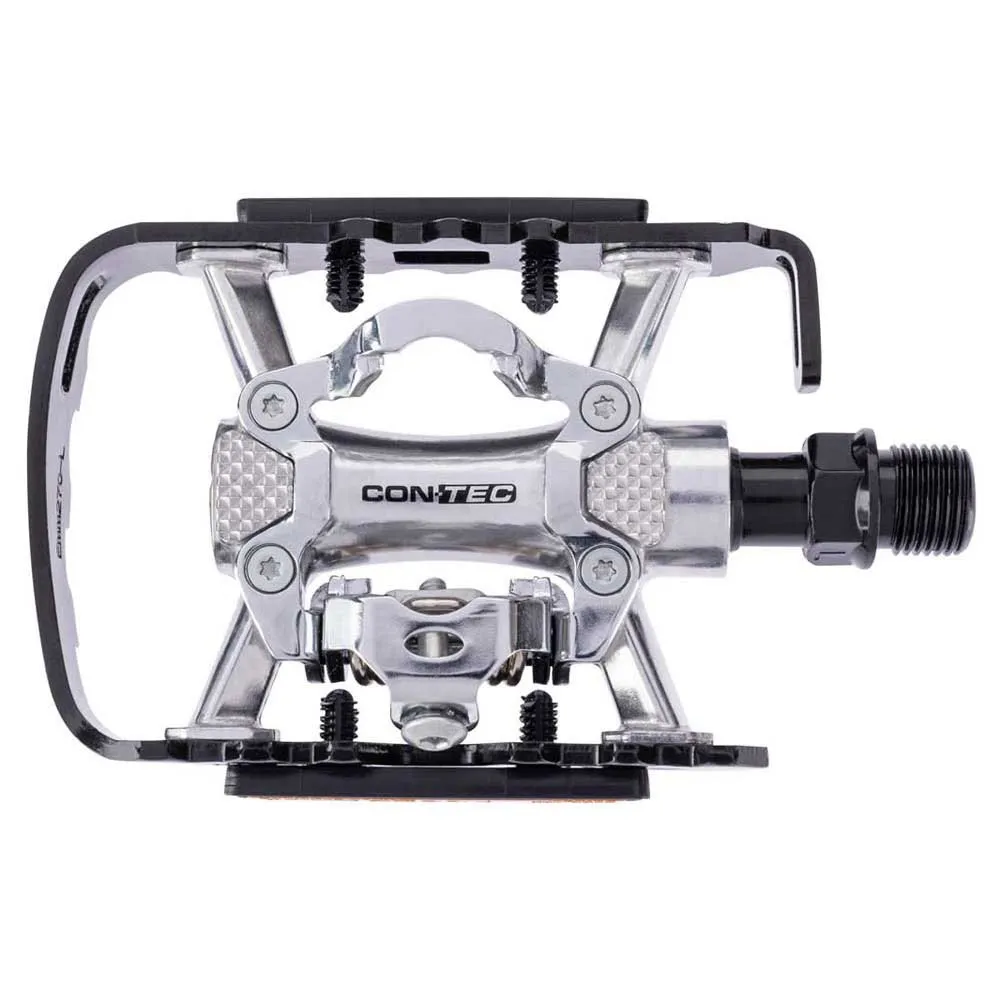 Con-Tec Sprint Cykelpedaler, Silver, One Size