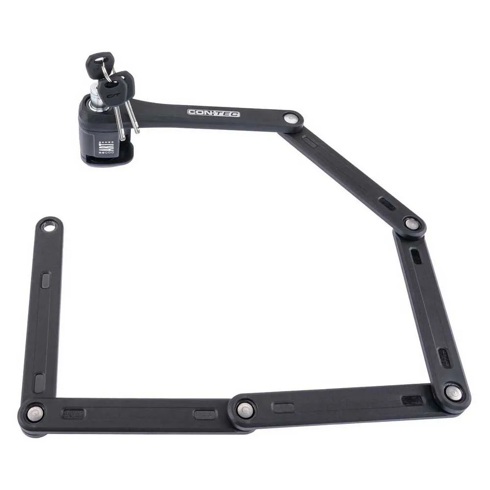 Con-Tec Tomloc Hopfällbart Lås, Black, One Size