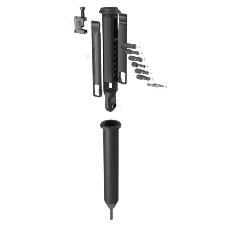 Con-Tec Treasure Fork 10 Multiverktyg, Black, One Size Con-Tec Treasure Fork 10 Multiverktyg, Black, One Size