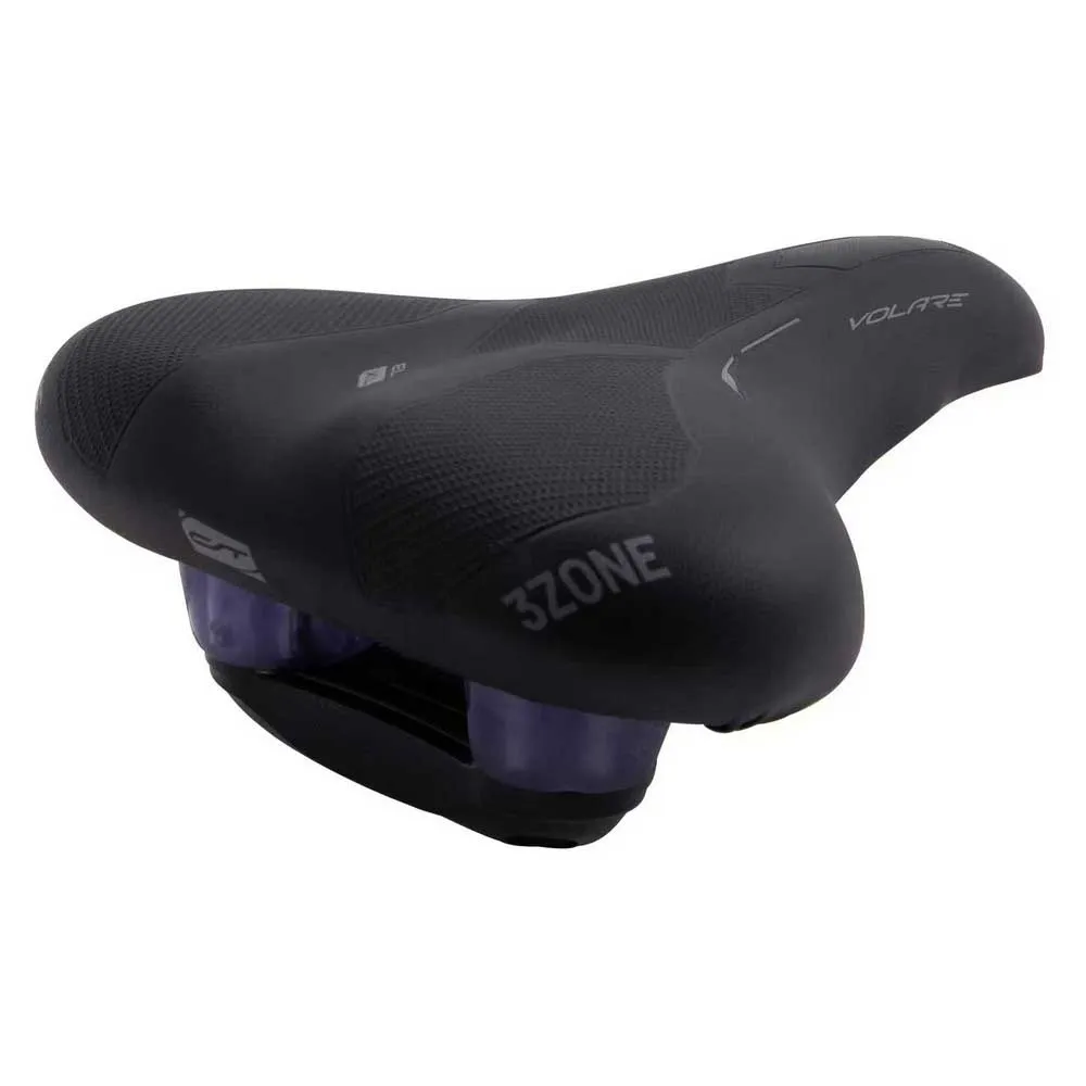 Con-Tec Volare City Cykelsadel, Black, One Size Con-Tec Volare City Cykelsadel, Black, One Size