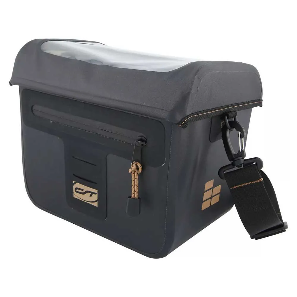 Con-Tec Waterproof 7.5l Styrväska, Black / gold, One Size