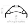Con-Tec Xeta 29´´ 30 Mm Disc E-bike Tubeless Mtb-fälg, Black, 29" 32H