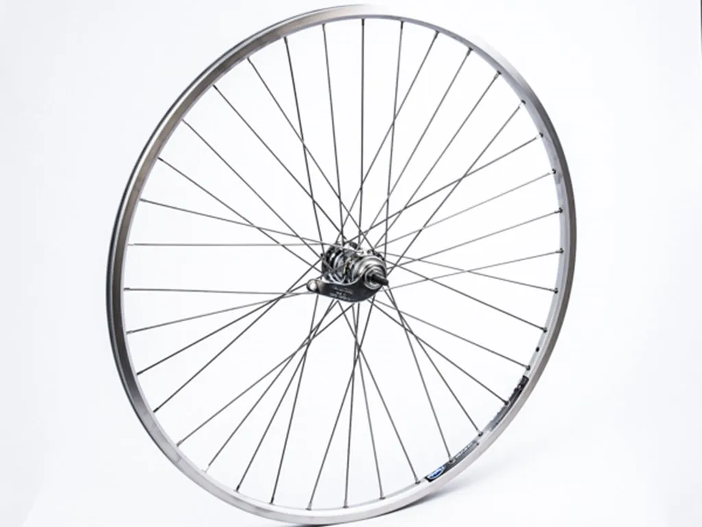 Connect 28"bakhjul 1 växel fotbroms silver