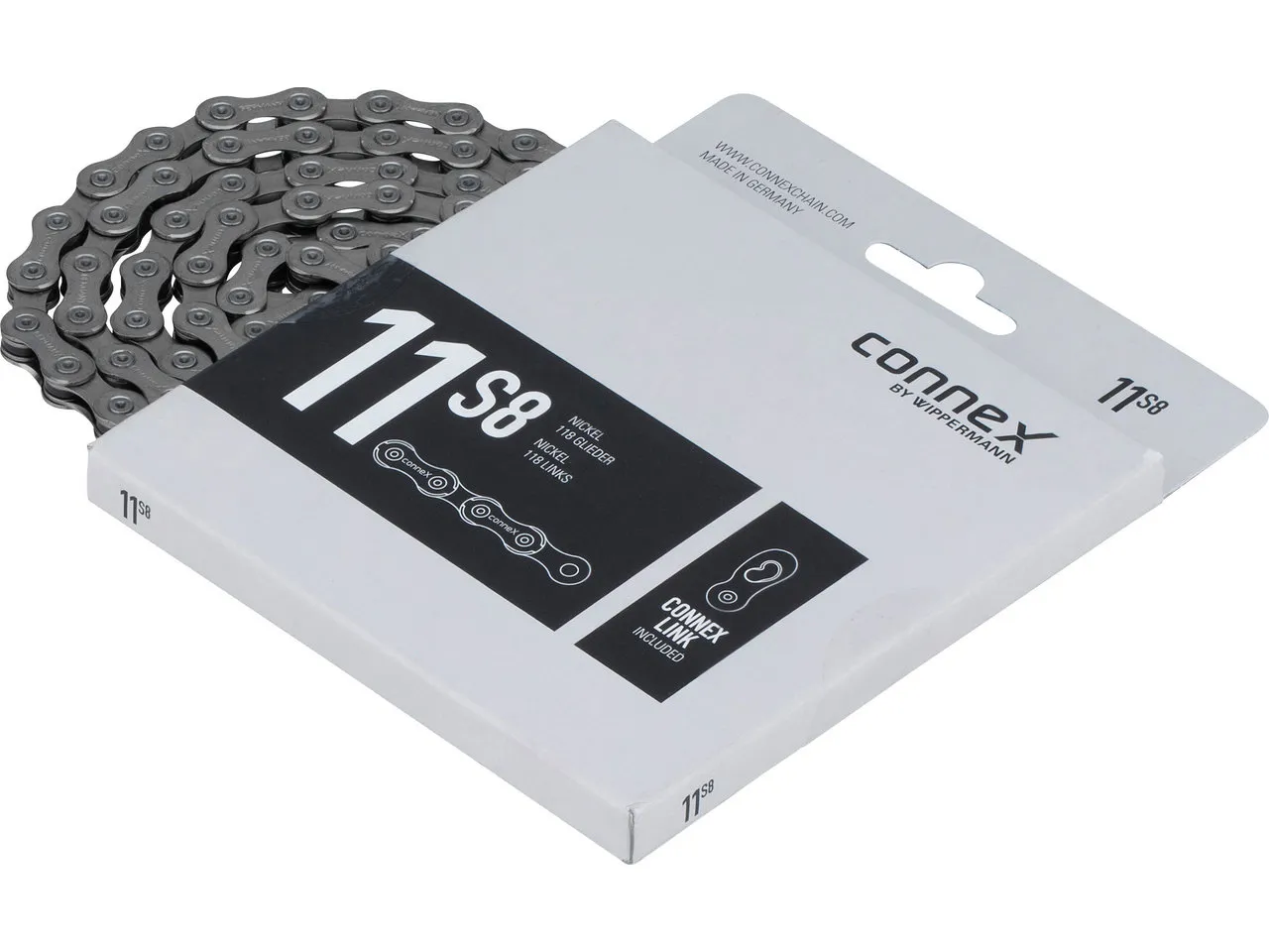 Connex 11S8 11-fach Kette, Silver, 118 Links