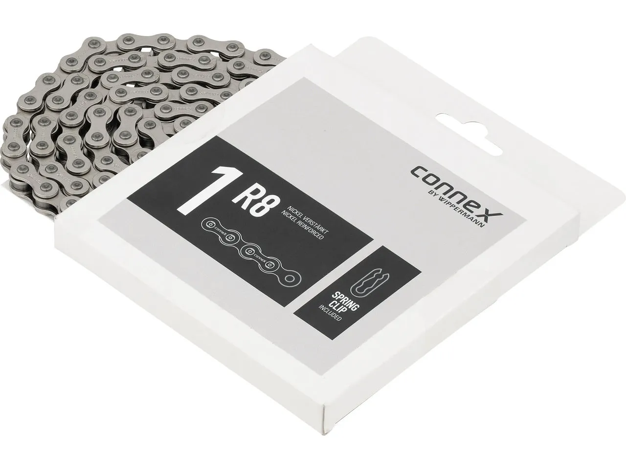 Connex 1R8 1-fach Kette, Silver, 112 Links