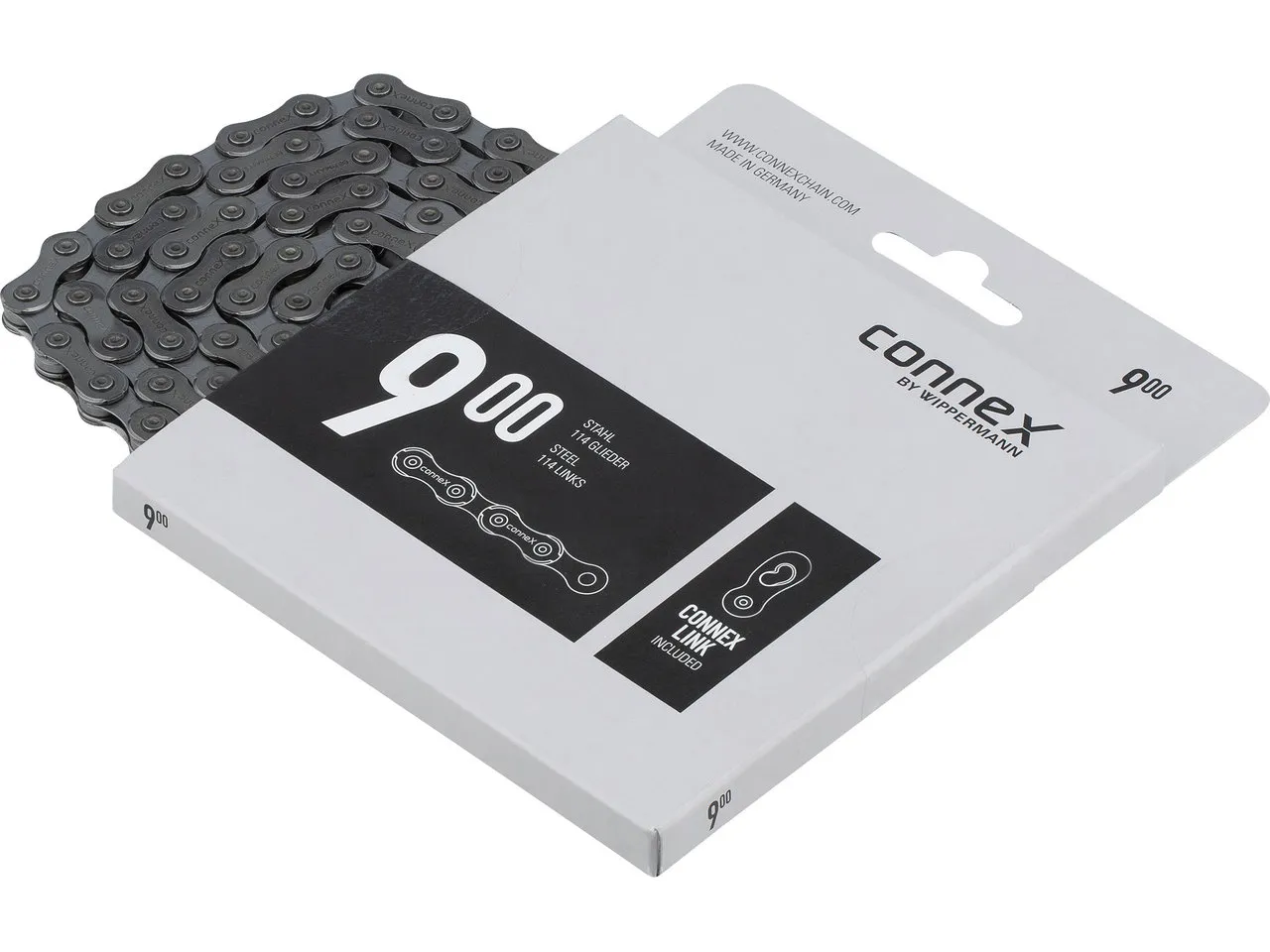 Connex 900 9-fach Kette, Silver, 114 Links