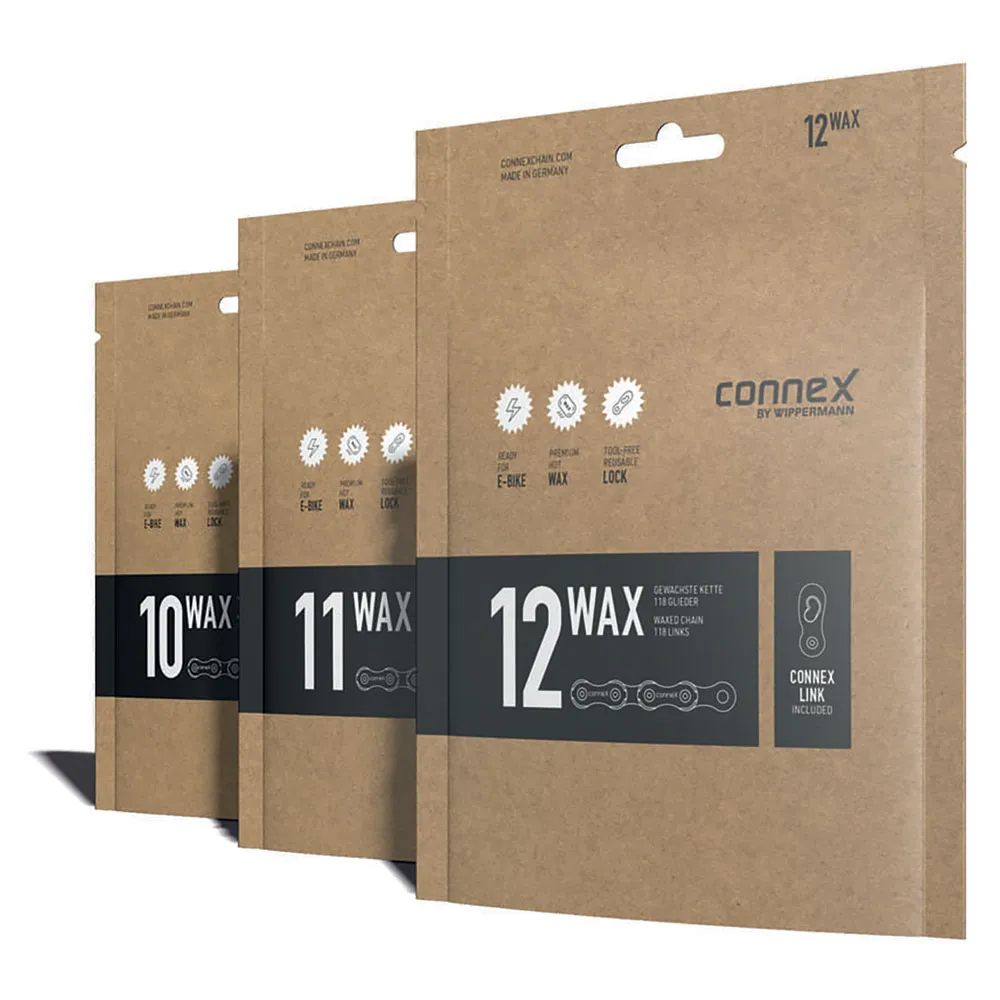 Connex Wax 10s Sw Kedja, Silver, 116 Links