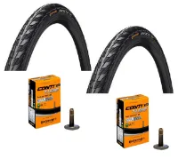 Continental 2 Däck + 2 Slangar Continental Contact 700x42C (42-622) auto ventil Continental 2 Däck + 2 Slangar Continental Contact 700x42C (42-622) auto ventil