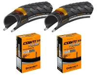 Continental 2 Däck + 2 Slangar Continental Contact Plus 700x37C Reflex dunlop ventil Continental 2 Däck + 2 Slangar Continental Contact Plus 700x37C Reflex dunlop ventil