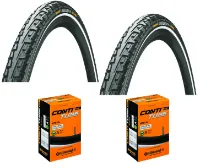 Continental 2 Däck + 2 Slangar Continental Ride Tour 26 x 1.75 (47-559) med reflex auto ventil Continental 2 Däck + 2 Slangar Continental Ride Tour 26 x 1.75 (47-559) med reflex auto ventil