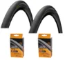 Continental 2 Däck + 2 Slangar Continental SportContact II 26x1.60"(42-559) racer ventil