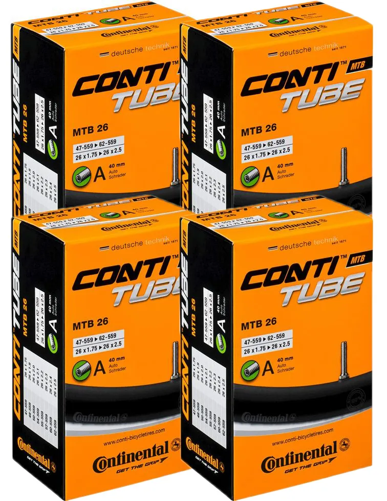 Continental 4 st. Continental 26"Slang 47/62-559 med 40mm auto ventil