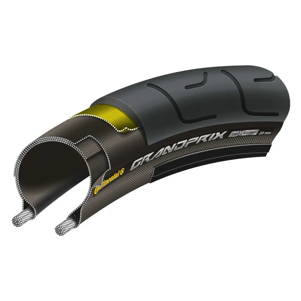 Continental Grand Prix 700 X 23 Landsvägsdäck, Black, 700 x 23 Continental Grand Prix 700 X 23 Landsvägsdäck, Black, 700 x 23