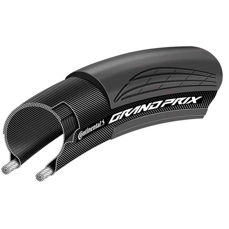 Continental Grand Prix 700 X 28 Landsvägsdäck, Black / black, 700 x 28