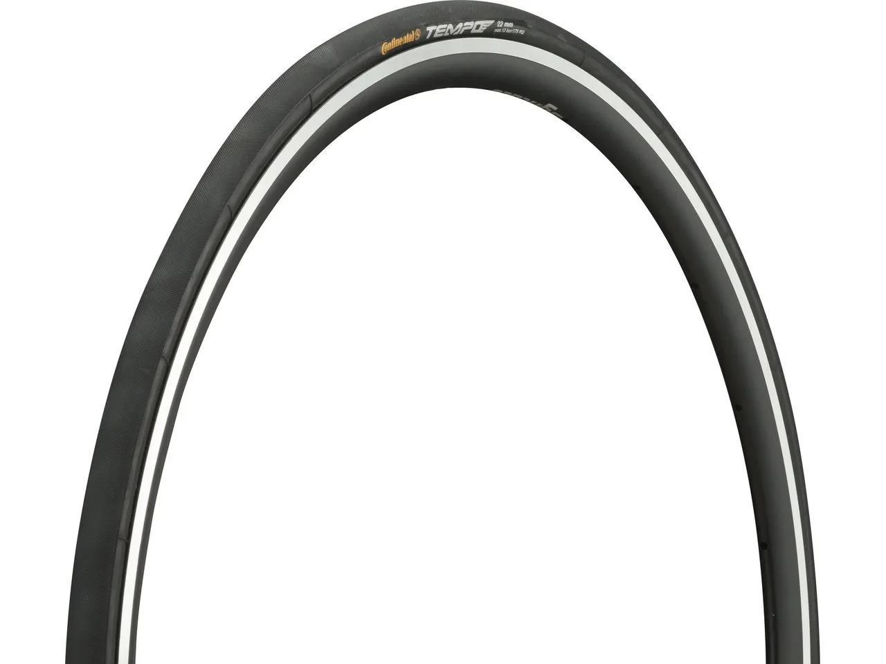 Continental Tempo II Tubdäck, Black, 700C x 22 Continental Tempo II Tubdäck, Black, 700C x 22