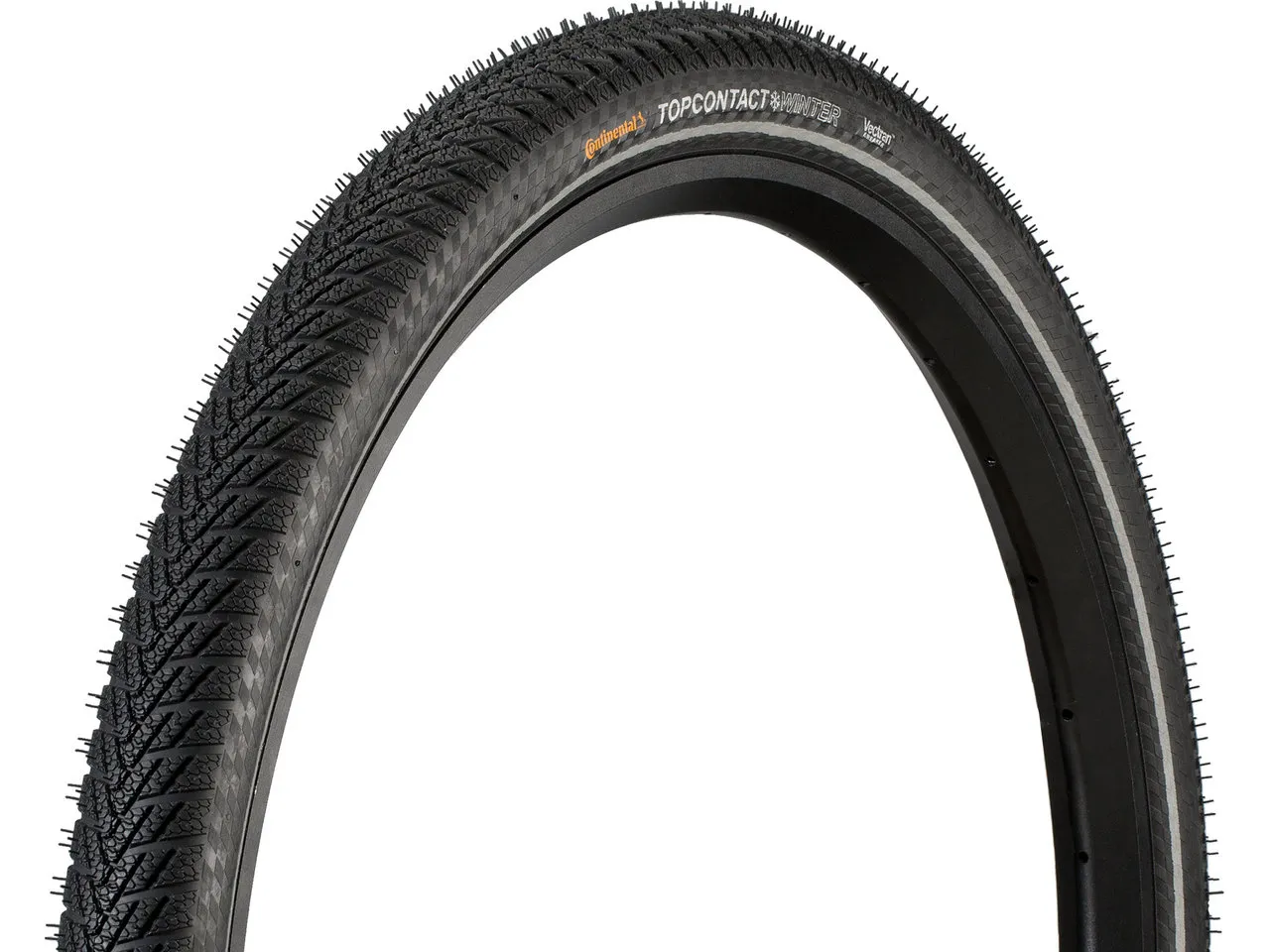 Continental Top Contact Winter II 26" Faltreifen, Black, 26" x 1.90 Continental Top Contact Winter II 26" Faltreifen, Black, 26" x 1.90