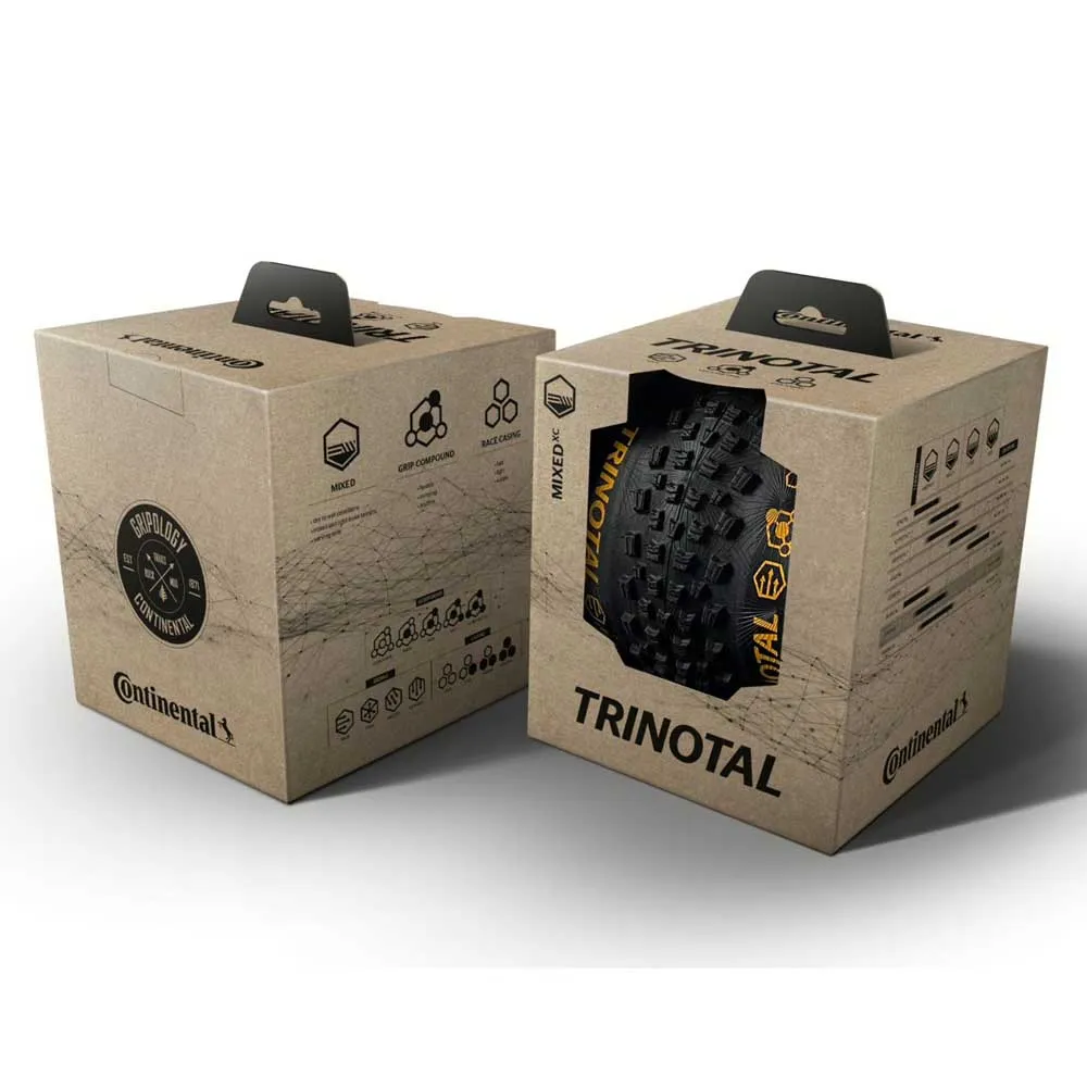 Continental Trinotal Trail Grip Tubeless 26´´ X 2.20 Mtb-däck, Black / black, 26" x 2.20 Continental Trinotal Trail Grip Tubeless 26´´ X 2.20 Mtb-däck, Black / black, 26" x 2.20