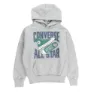 Converse All Star Sneaker Gfx Tröja Med Huva, Dark grey heather, 13-15Y