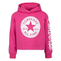 Converse Chuck Patch Crop Tröja Med Huva