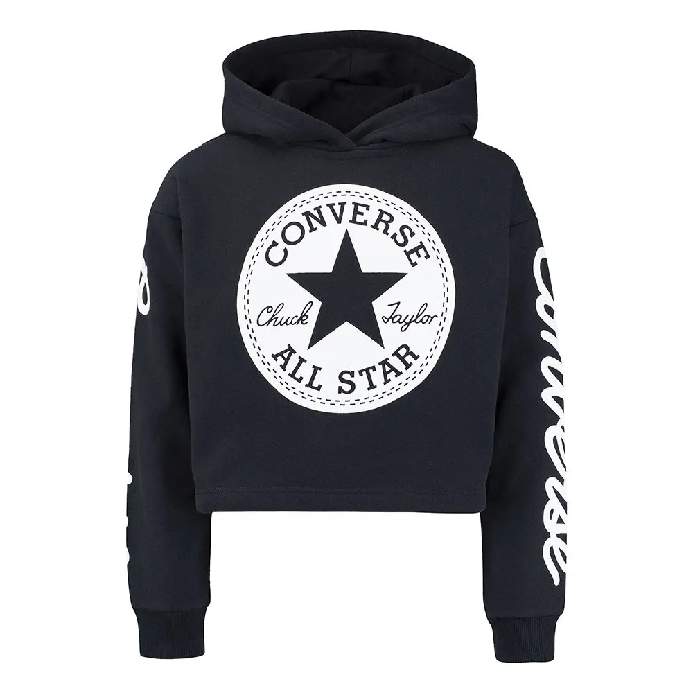 Converse Chuck Patch Crop Tröja Med Huva