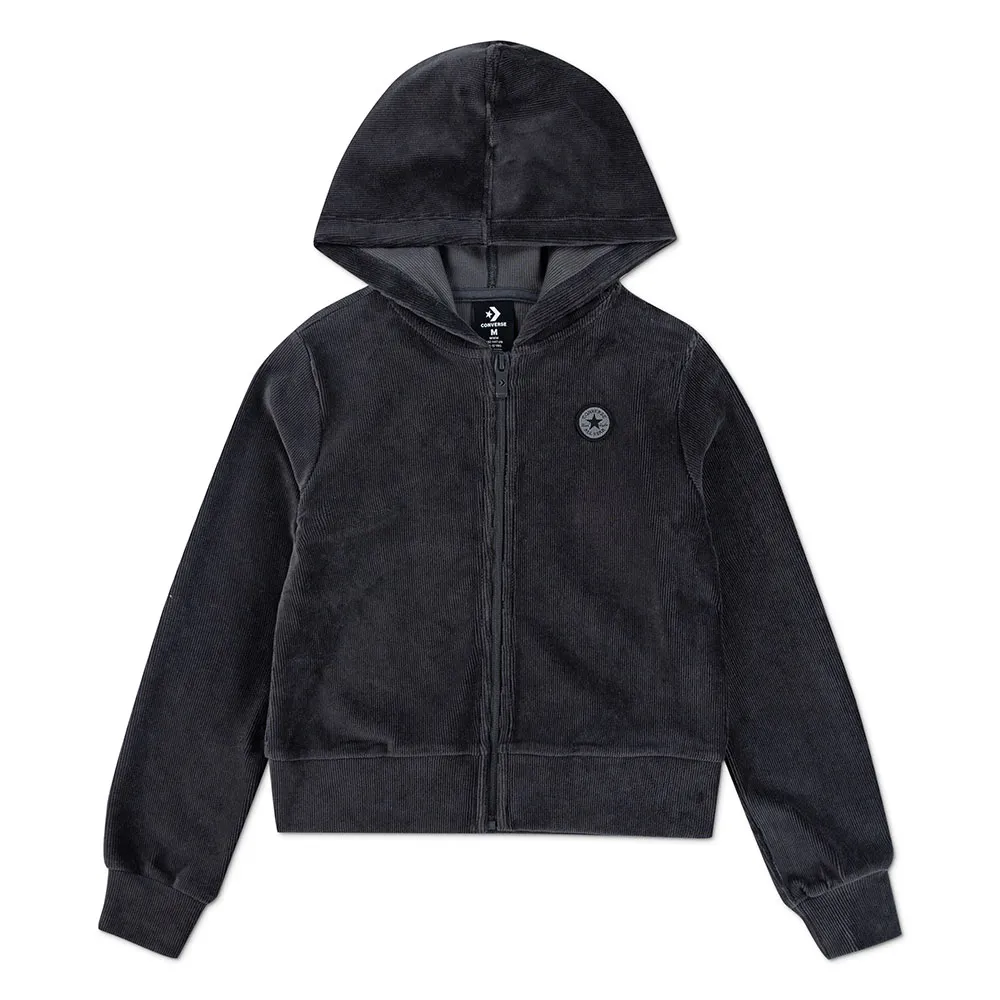 Converse Cnvg Ribbed Velour Sweatshirt Med Dragkedja