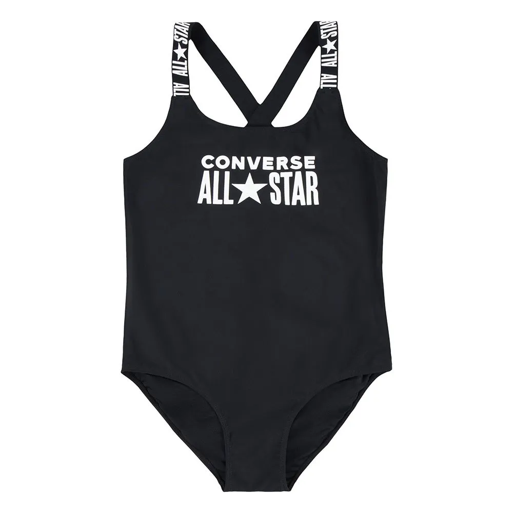 Converse Core Logo Baddräkt, Black, 8-10Y Converse Core Logo Baddräkt, Black, 8-10Y