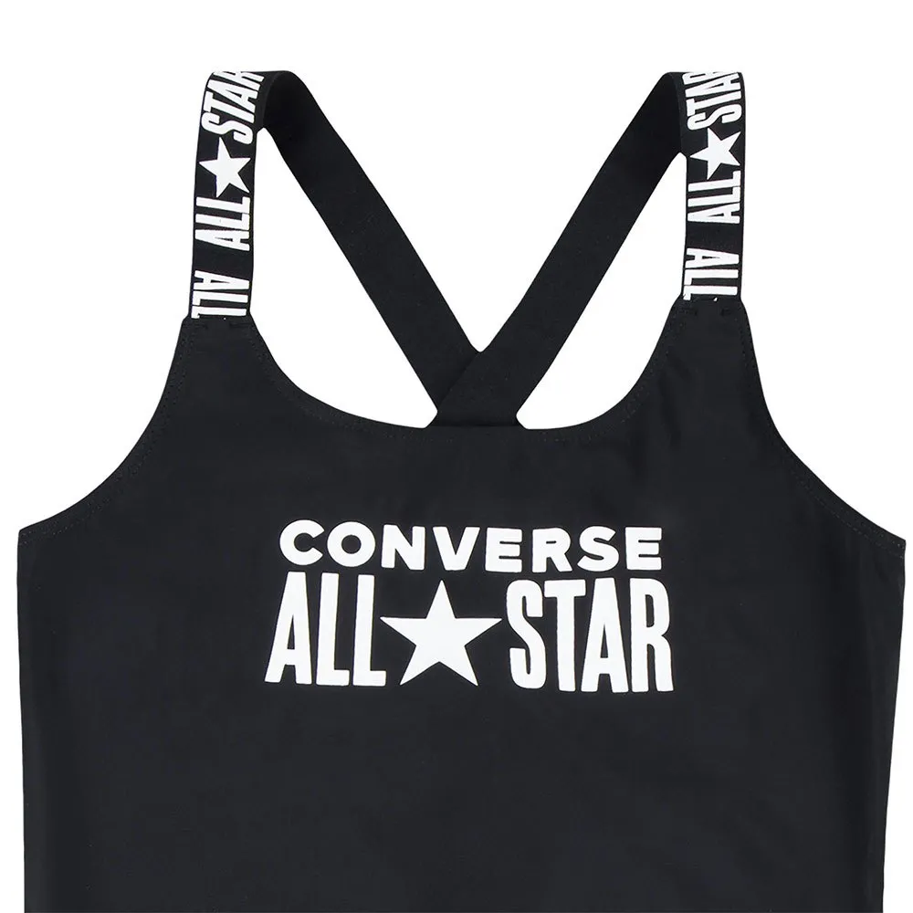 Converse Core Logo Baddräkt, Black, 8-10Y Converse Core Logo Baddräkt, Black, 8-10Y