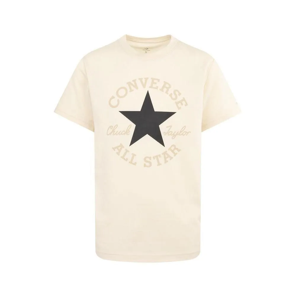 Converse Dissected Chuck Patch T-shirt Med Korta ärmar, Converse natural ivory, 13-15Y