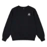 Converse Novelty Logo Texture Crew Tröja, Black, 13-15Y