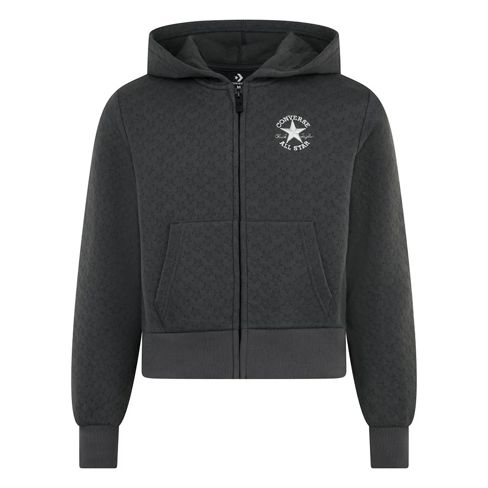 Converse Star Pointelle Sweatshirt Med Dragkedja