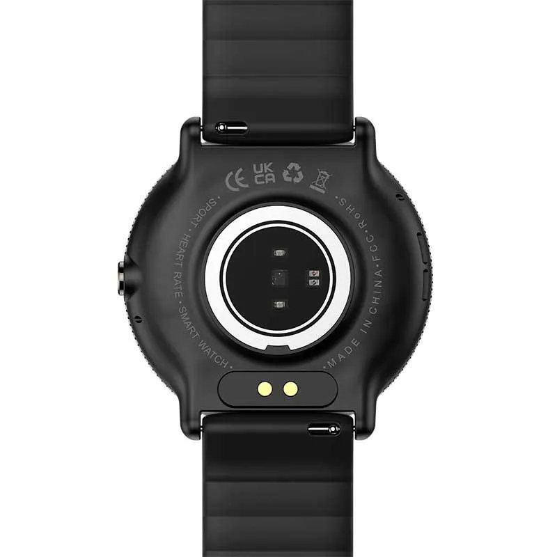 Cool Amoled Forever Silicone Smartklocka, Black