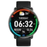 Cool Amoled Forever Silicone Smartklocka, Black