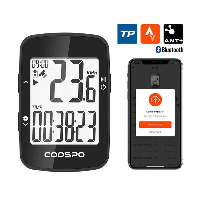 Coospo Bc26 Cykeldator, Grey, One Size