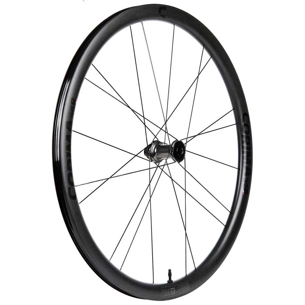 Corima 35r Cl Disc Tubeless Framhjul För Landsvägscykel, Black / black, 12 x 100mm