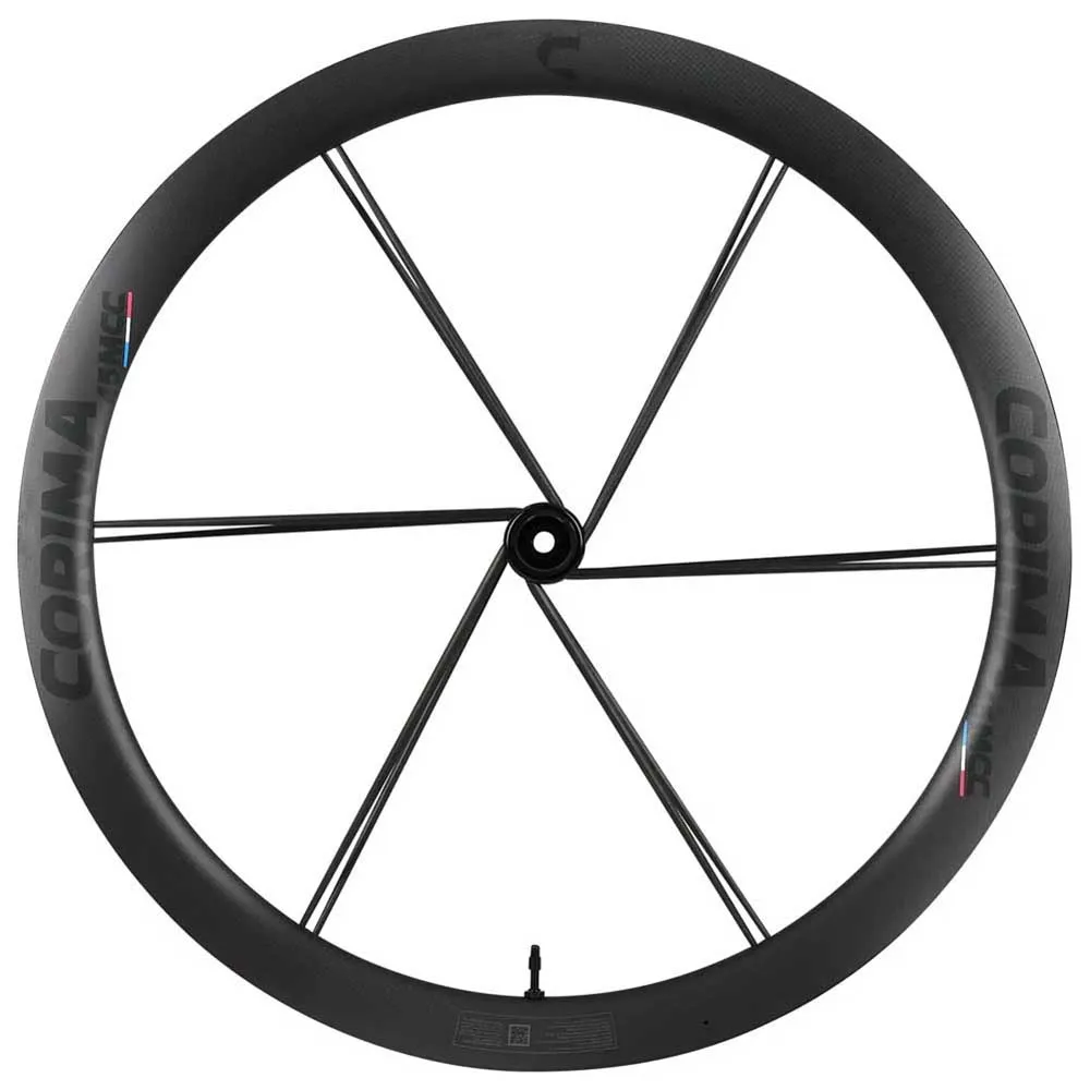 Corima 45 Mcc Cl Disc Tubeless Framhjul För Landsvägscykel, Black, 12 x 100mm