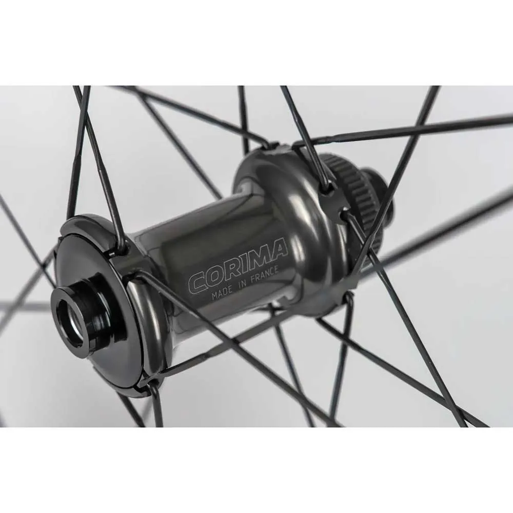 Corima 45r 3k Disc Tubeless Framhjul För Landsvägscykel, Black, 12 x 100mm