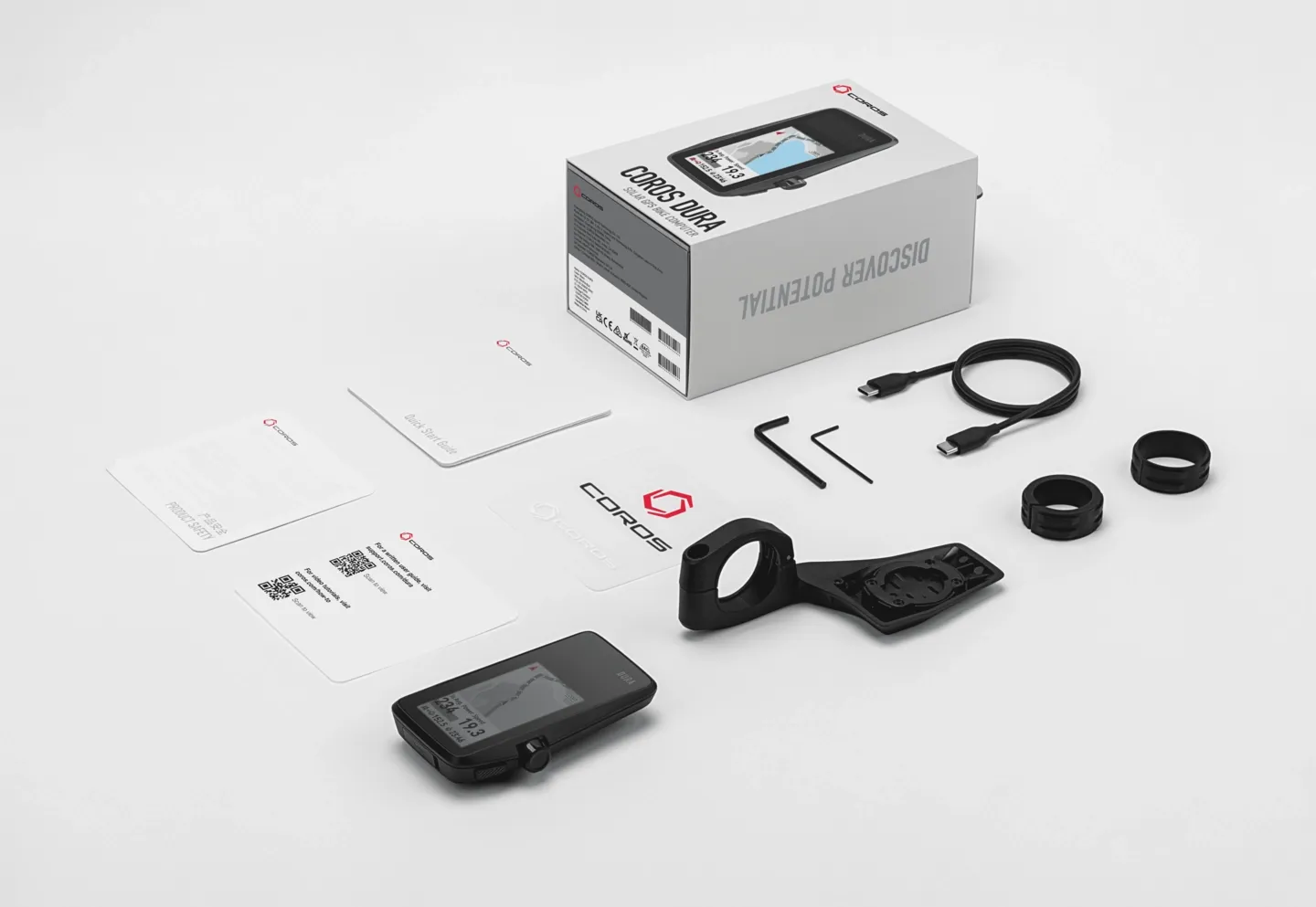 COROS Dura GPS Cykeldator, Black COROS Dura GPS Cykeldator, Black