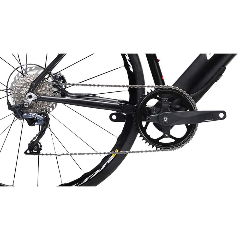 Corratec E-corones Elite Elcykel Racer, Black / white / red, 46, 250Wh