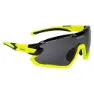 COSMO Lunar Roving Solglasögon, Black / yellow fluor, Grey Mirror/CAT3