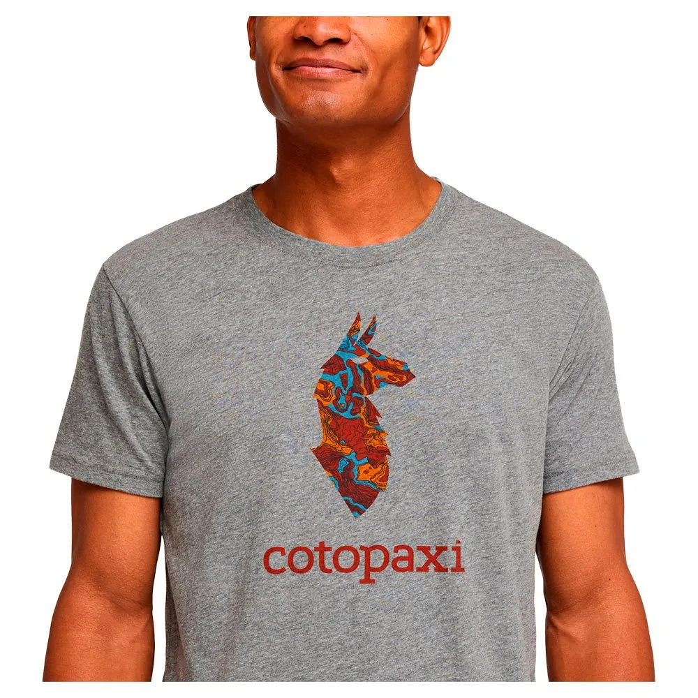 Cotopaxi Altitude Llama T-shirt Med Korta ärmar, Heather grey