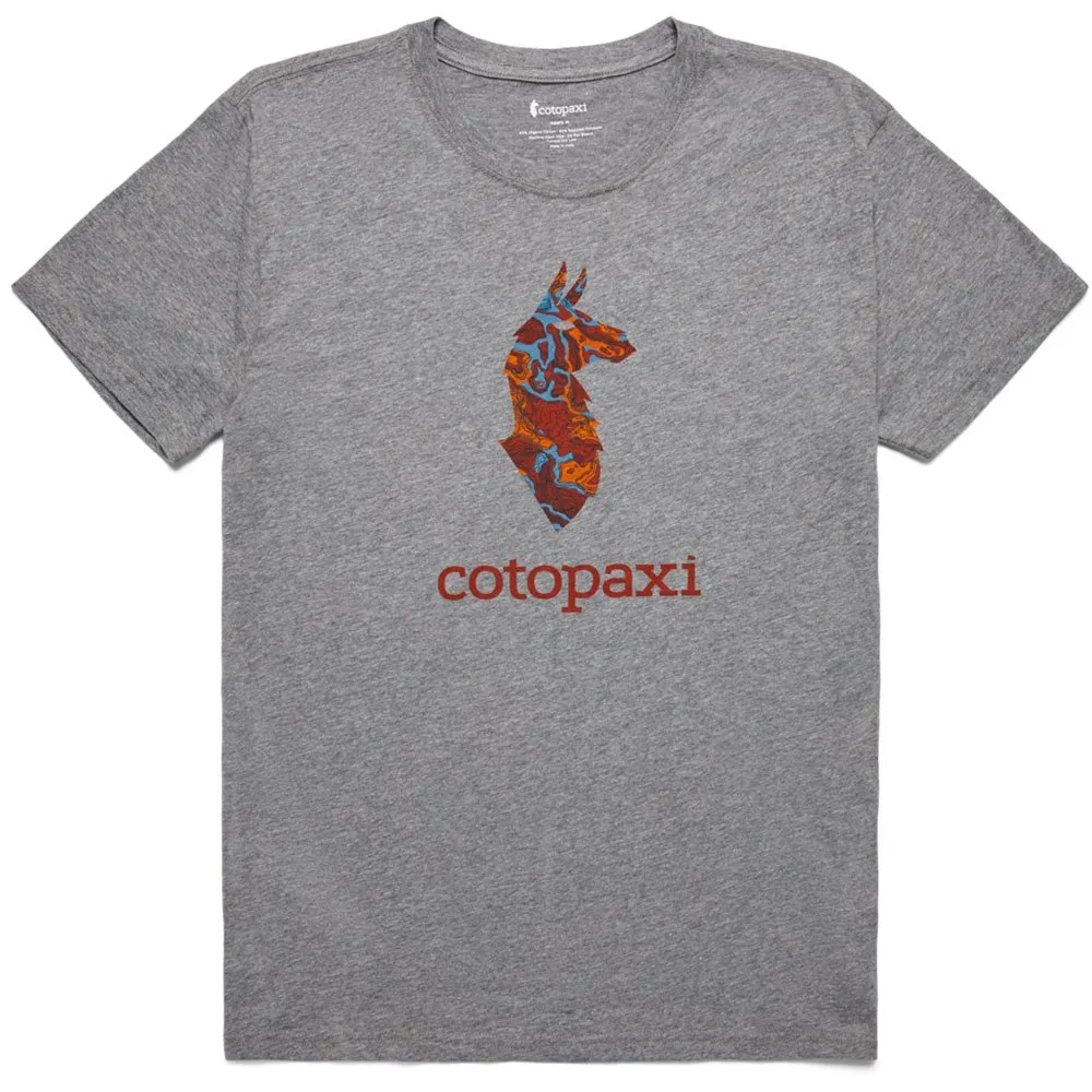 Cotopaxi Altitude Llama T-shirt Med Korta ärmar, Heather grey