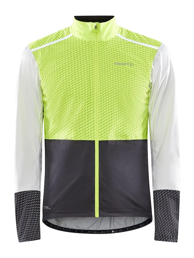 Craft Adv Hydro Lumen Cykeljacka, Flumino-Ash White Craft Adv Hydro Lumen Cykeljacka, Flumino-Ash White