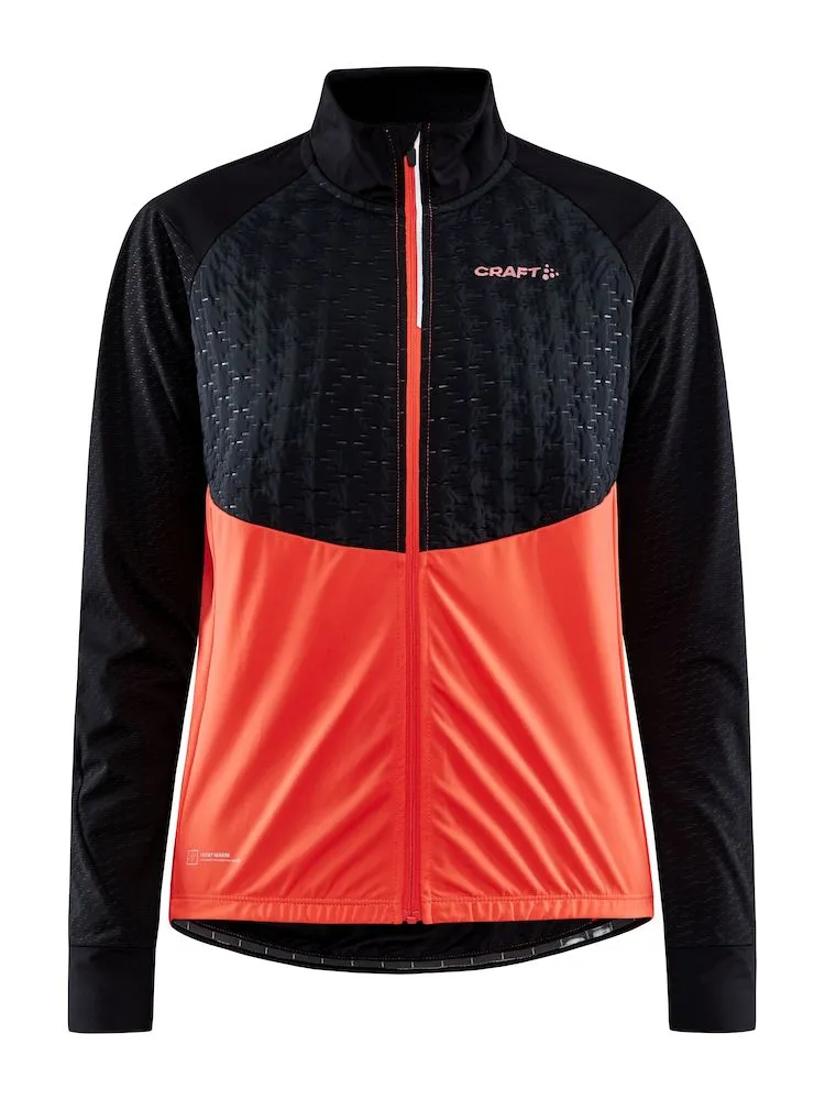 Craft Adv SubZ Lumen Cykeljacka till kvinnor, Röd/svart