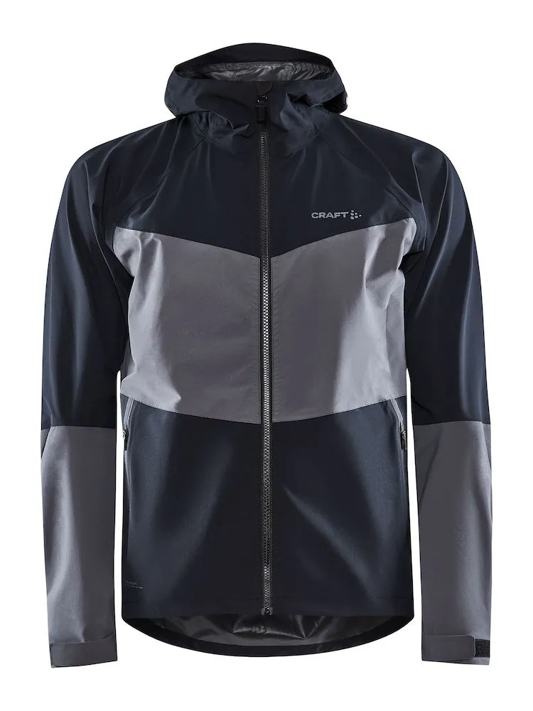 Craft Advanced Offroad Hydro Jacket, Black Granite, Grå/svart Craft Advanced Offroad Hydro Jacket, Black Granite, Grå/svart