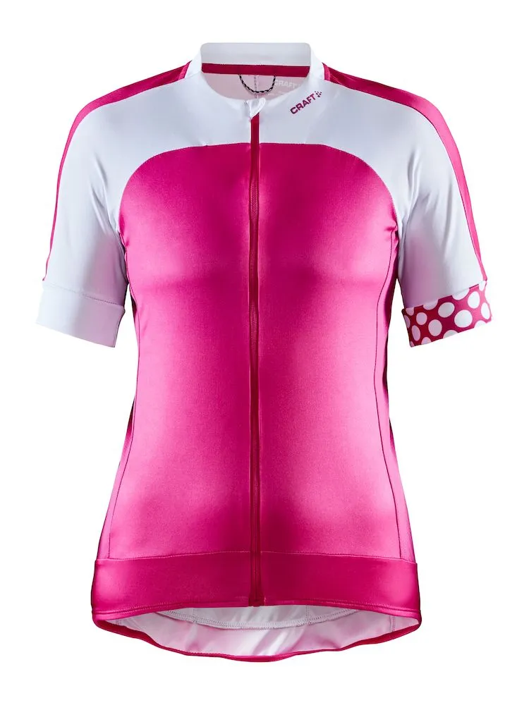 Craft Block Jersey Women Rosa/Vit, Vit/Rosa, L